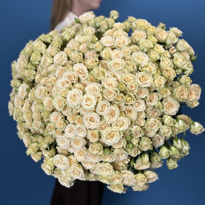 51 кустовая Роза Тринити 80 см