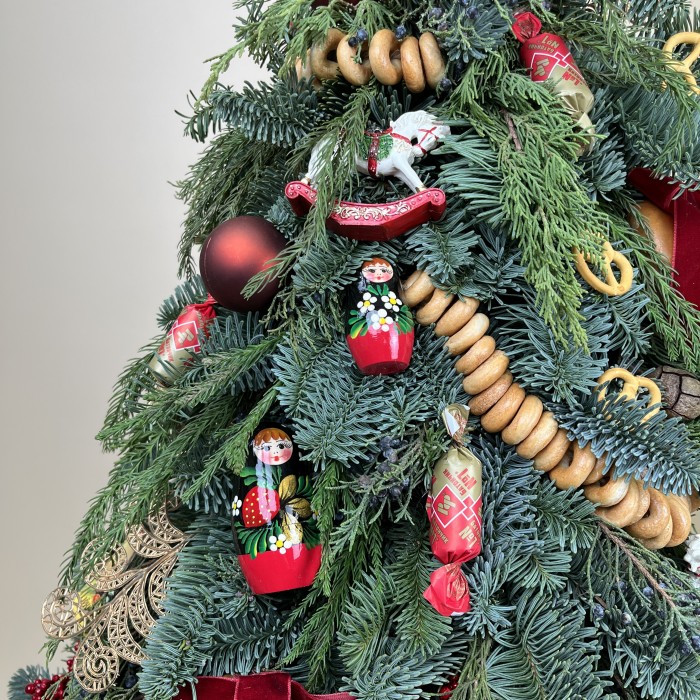 Елка большая в Русском Стиле