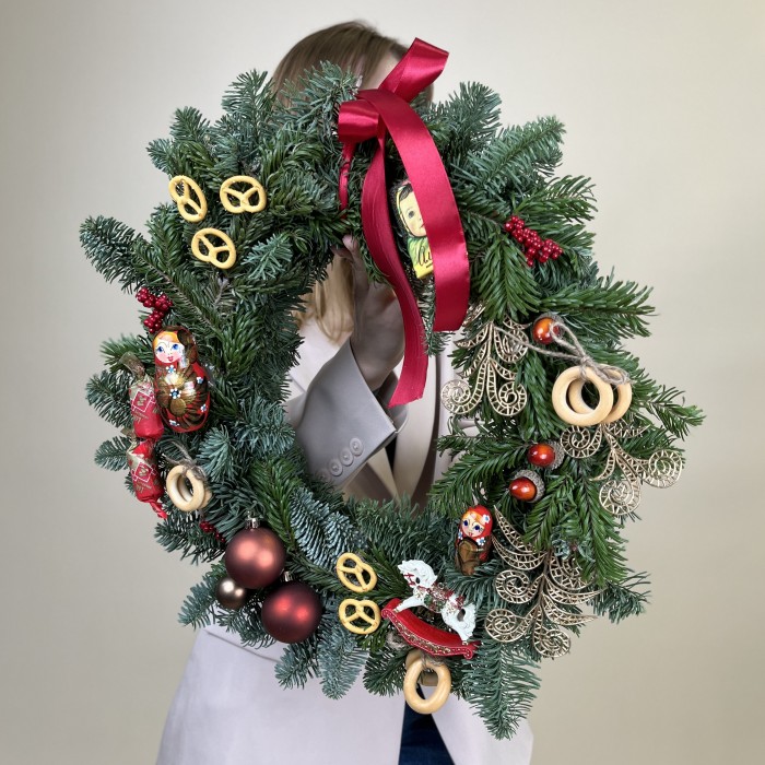 Рождественский венок Русский Стиль