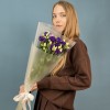 Букет из 3 фиолетовых эустом