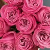 9 сиреневых роз Куинс Краун 50 см