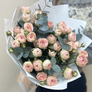 Букет дня с розами Летний день