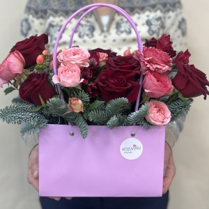 Букет дня в коробке Свежесть