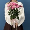 3 кустовые пионовидные розы Леди Бомбастик 50 см