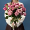 5 кустовых пионовидных роз Леди Бомбастик 50 см
