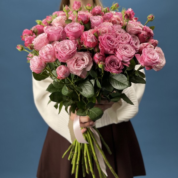 Кустовая пионовидная Роза Леди Бомастик 50 см