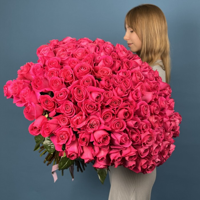 151 ароматная розовая роза Пинк Флойд 70 см