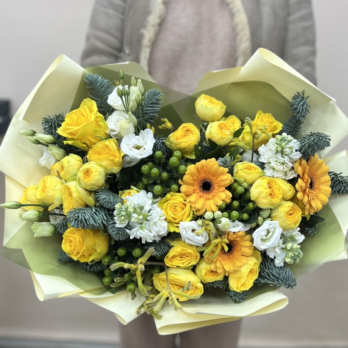 Букет дня Желтое настроение
