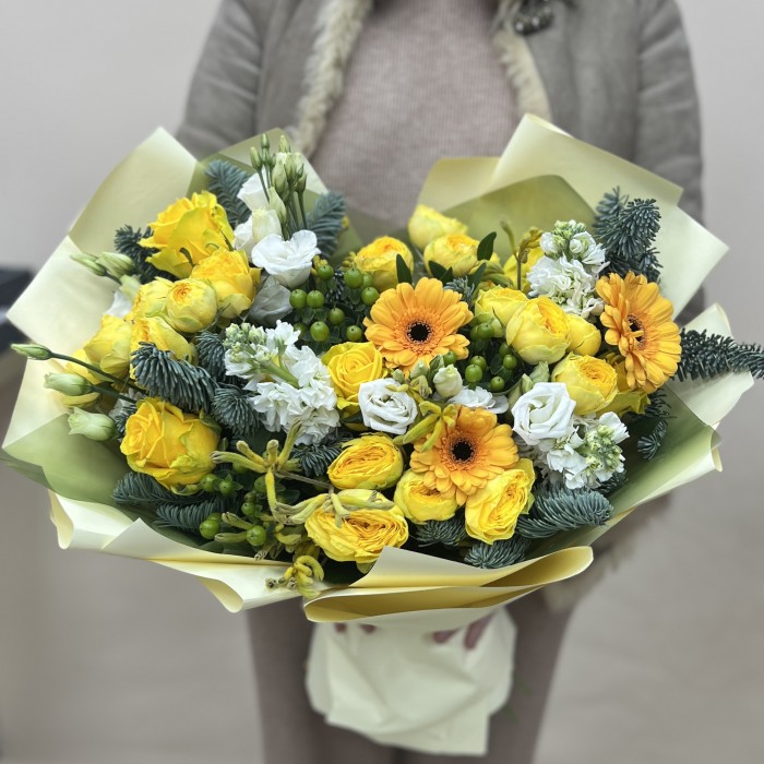Букет дня Желтое настроение