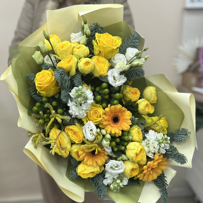 Букет дня Желтое настроение