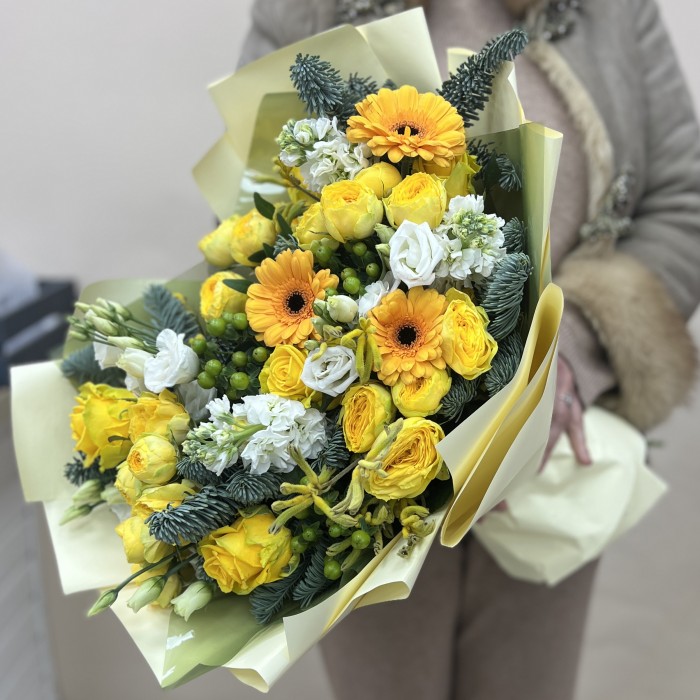 Букет дня Желтое настроение