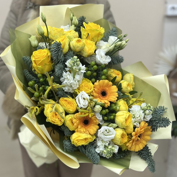 Букет дня Желтое настроение