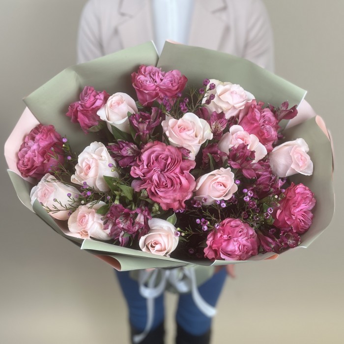 Букет из роз Мягкие объятия