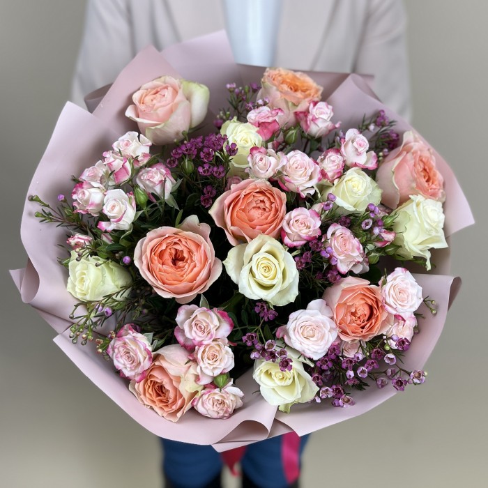 Букет из роз Нежный момент