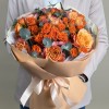 Букет из оранжевых роз
