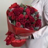 Букет из роз Яркий закат