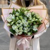 15 белых альстромерий