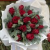 15 красных роз с нобилисом