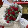 15 красных роз с нобилисом
