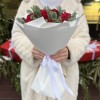 15 красных роз с нобилисом