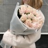 15 нежно-розовых роз Помароса