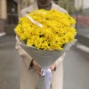 15 желтых кустовых хризантем Бакарди