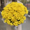 15 желтых кустовых хризантем Бакарди