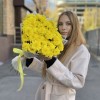 15 желтых кустовых хризантем Балтика