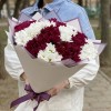 15 белых и фиолетовых кустовых хризантем