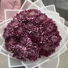 15 фиолетовых хризантем