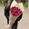 15 малиновых роз Мели