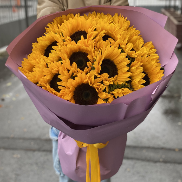 15 подсолнухов