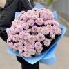 15 розовых кустовых хризантем Романс