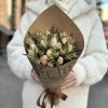 15 тюльпанов Мокко с нигеллой