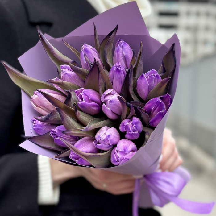 15 тюльпанов фуксия