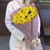 15 жёлтых хризантем Помпон