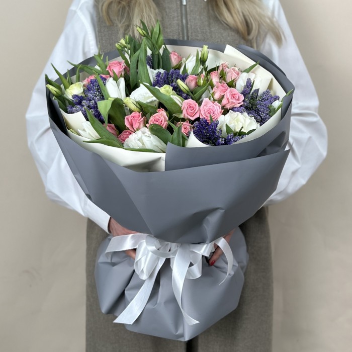 Нежный букет на день рождения для бабушки