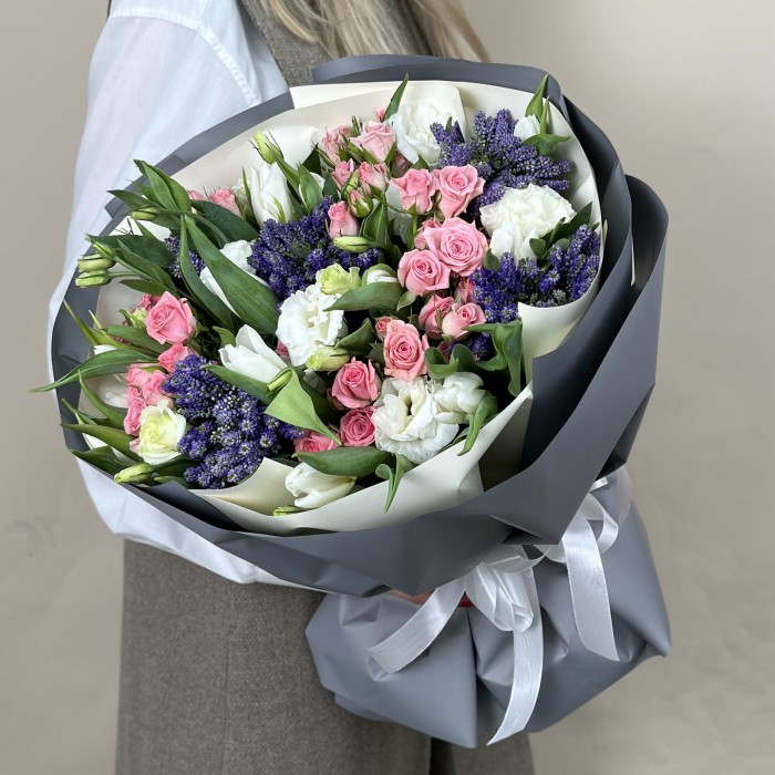 Нежный букет на день рождения для бабушки
