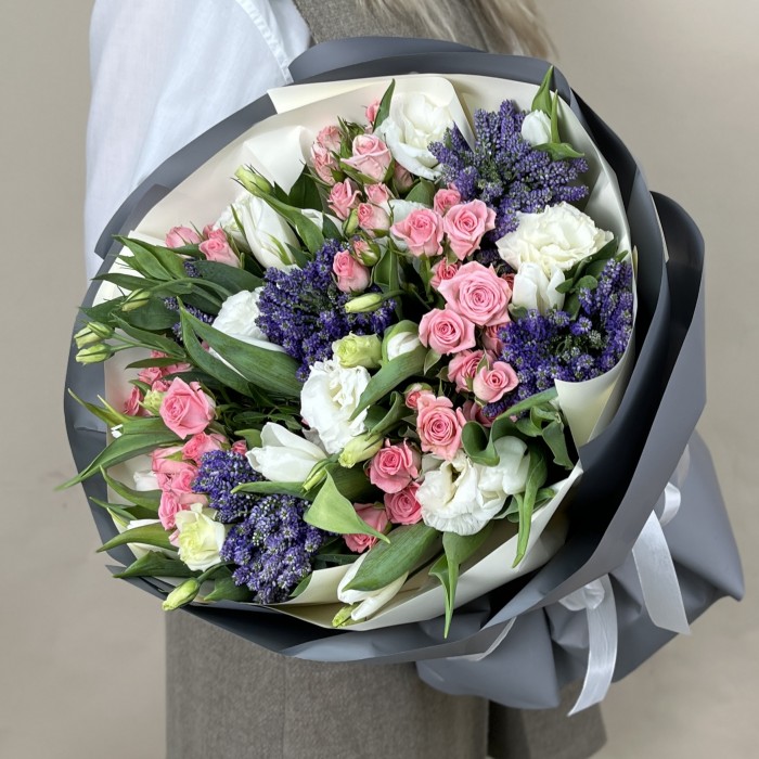 Нежный букет на день рождения для бабушки