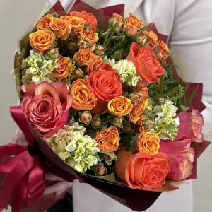 Букет дня Бордовое настроение