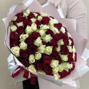 Букет дня с розами Летняя магия