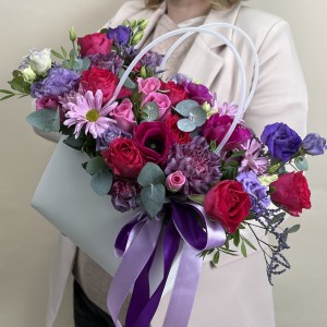 Букет дня в коробке Весеннее настроение