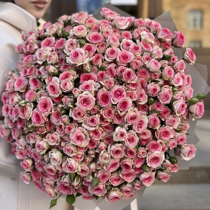 101 кустовая Роза Тралала 40 см