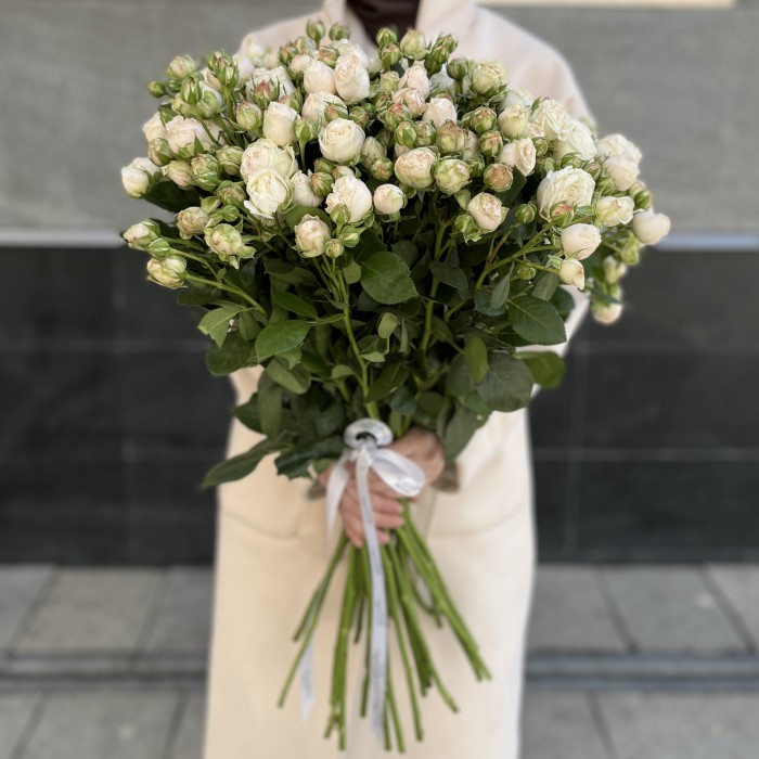 25 кустовых пионовидных Роз Принцесс Бомбастик 70 см