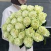 25 белых роз Мондиаль 70 см