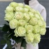 25 белых роз Мондиаль 70 см