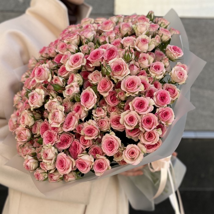 51 кустовая Роза Тралала 40 см