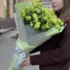 15 махровых зеленых эустом