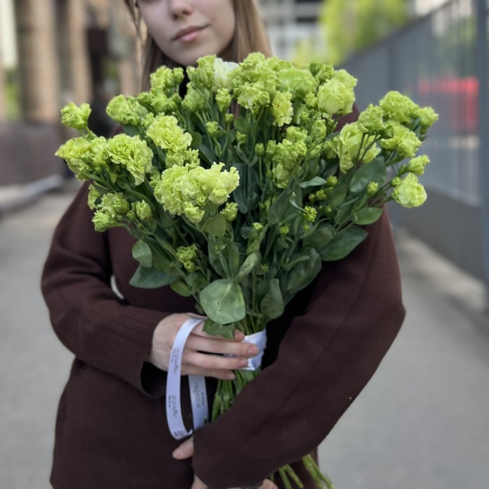 Эустома махровая зеленая