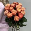 15 пионовидных роз Кахала 80 см